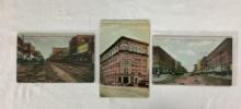 Robinson Hotel, Grand Opera House and Main Street Tulsa, OK Postcards