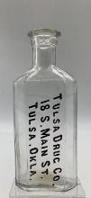 Early Tulsa Drug Store Medicine Bottle