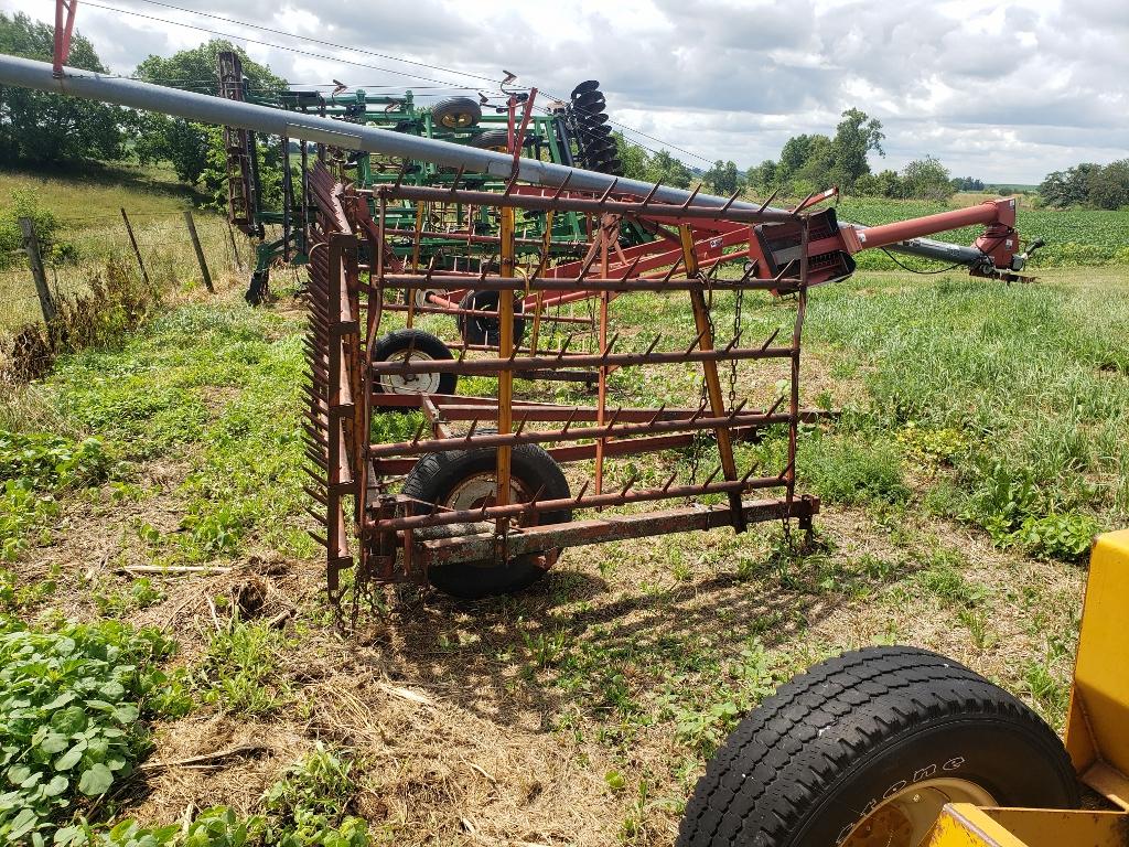 4 Section Harrow & Cart