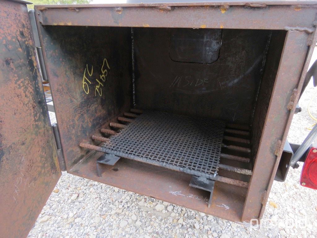 Portable Bbq Pit Plate # 423839k (reg. Papers On Hand And Will Be Mailed Within 14 Days After The Au