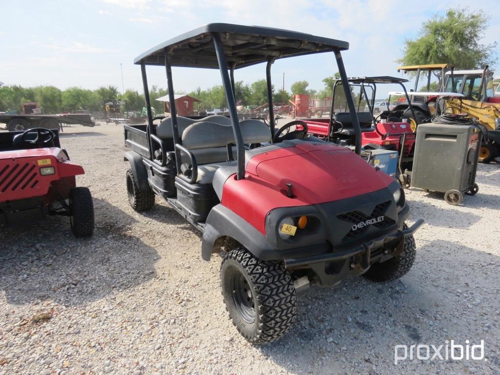 Club Car Utv Appx 2,307 Hours Serial # Sy1331-384938