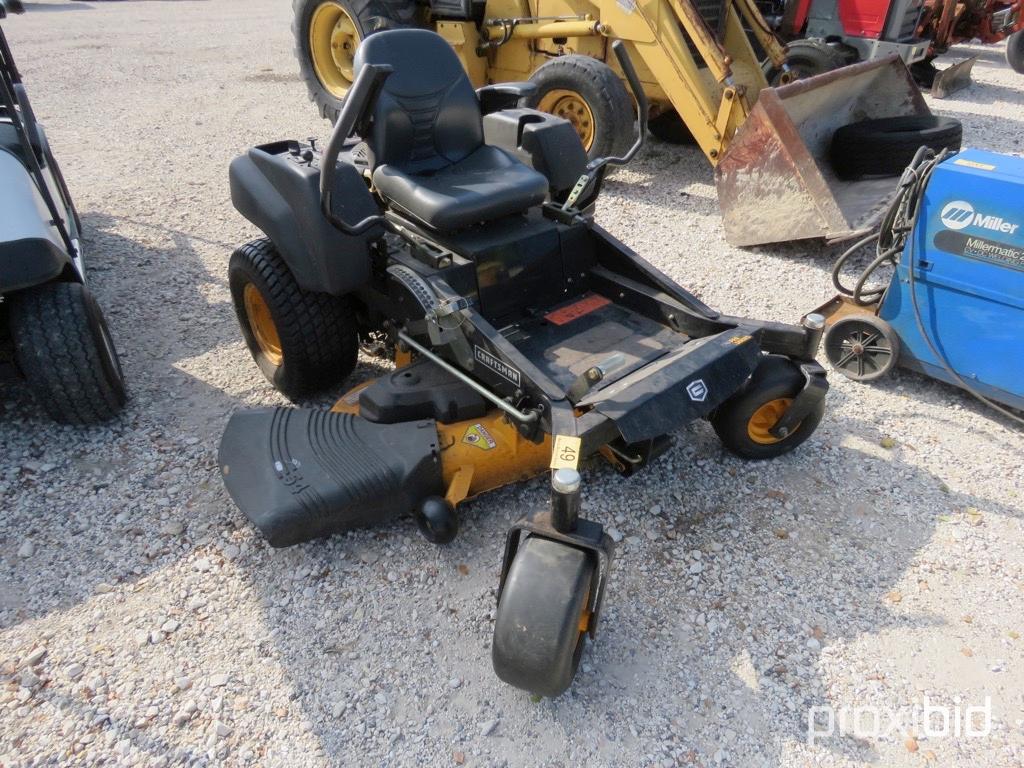 Craftsman Zero Turn Mower W/ Manual Serial # 073014b001963