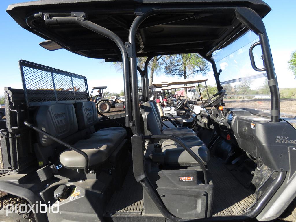 KUBOTA RTV X1140 SHOWING APPX 83 HOURS (SERIAL # 25578) (LIKE NEW)