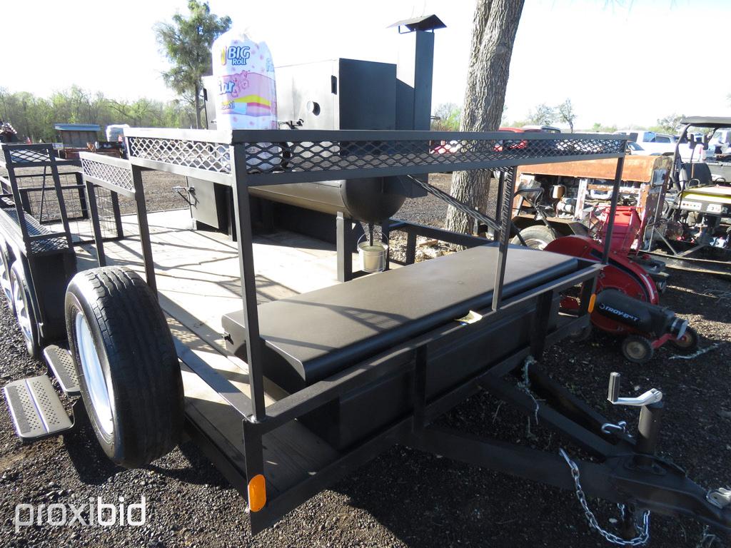 PORTABLE BBQ PIT (REGISTRATION PAPER ON HAND AND WILL BE MAILED WITHIN 14 DAYS AFTER THE AUCTION)