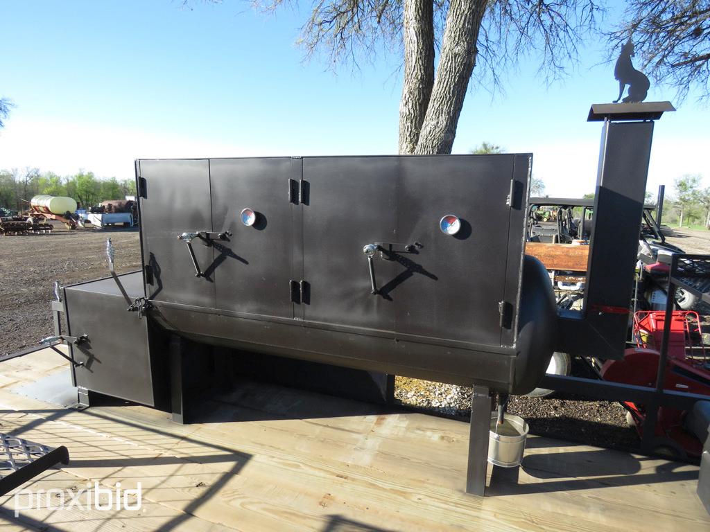 PORTABLE BBQ PIT (REGISTRATION PAPER ON HAND AND WILL BE MAILED WITHIN 14 DAYS AFTER THE AUCTION)