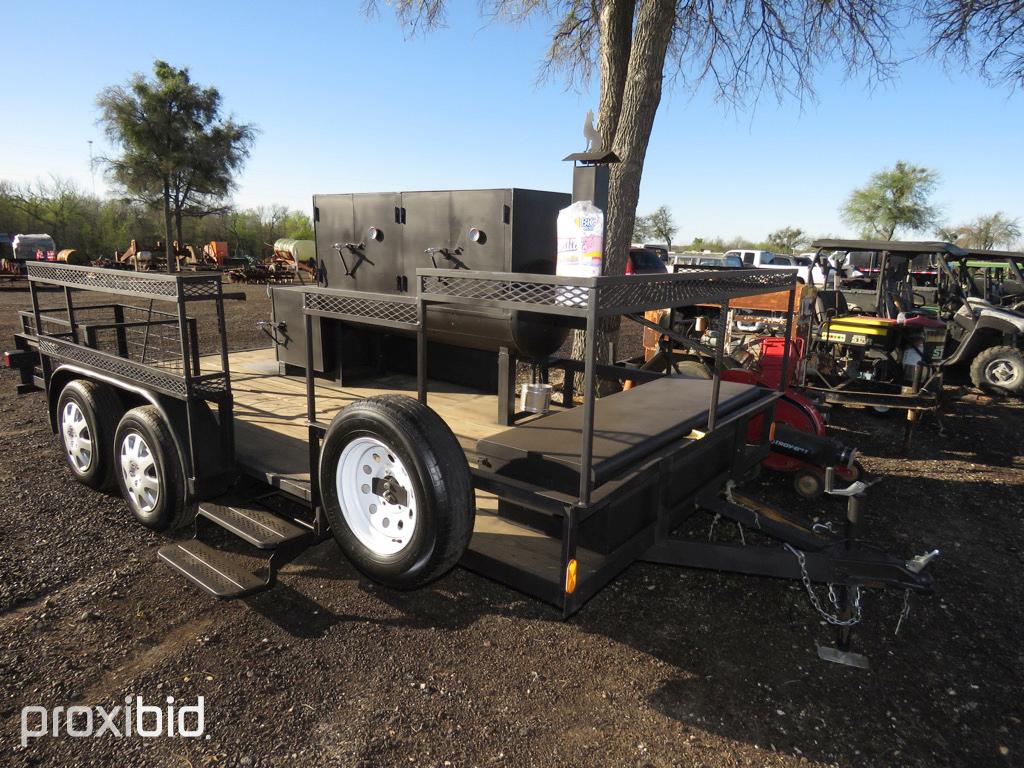 PORTABLE BBQ PIT (REGISTRATION PAPER ON HAND AND WILL BE MAILED WITHIN 14 DAYS AFTER THE AUCTION)