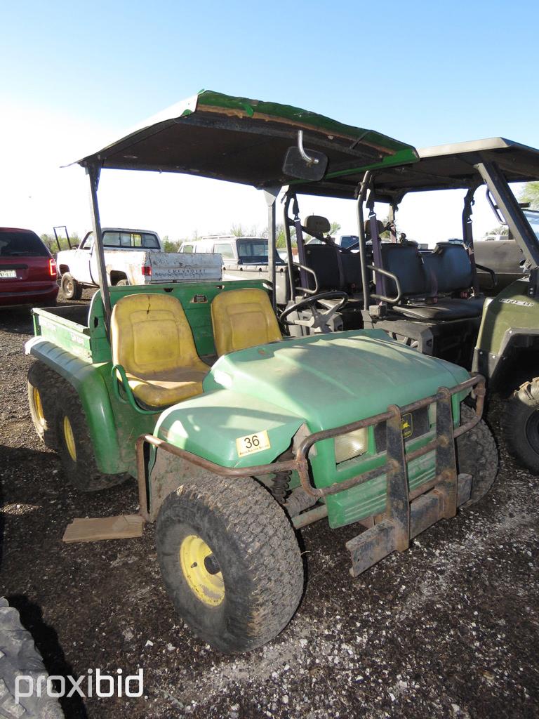 JD GATOR (DIESEL) (SHOWING APPX 4,090 HOURS) SERIAL # W006X4_____38 (ONLY LEGIBLE NUMBERS THAT COULD