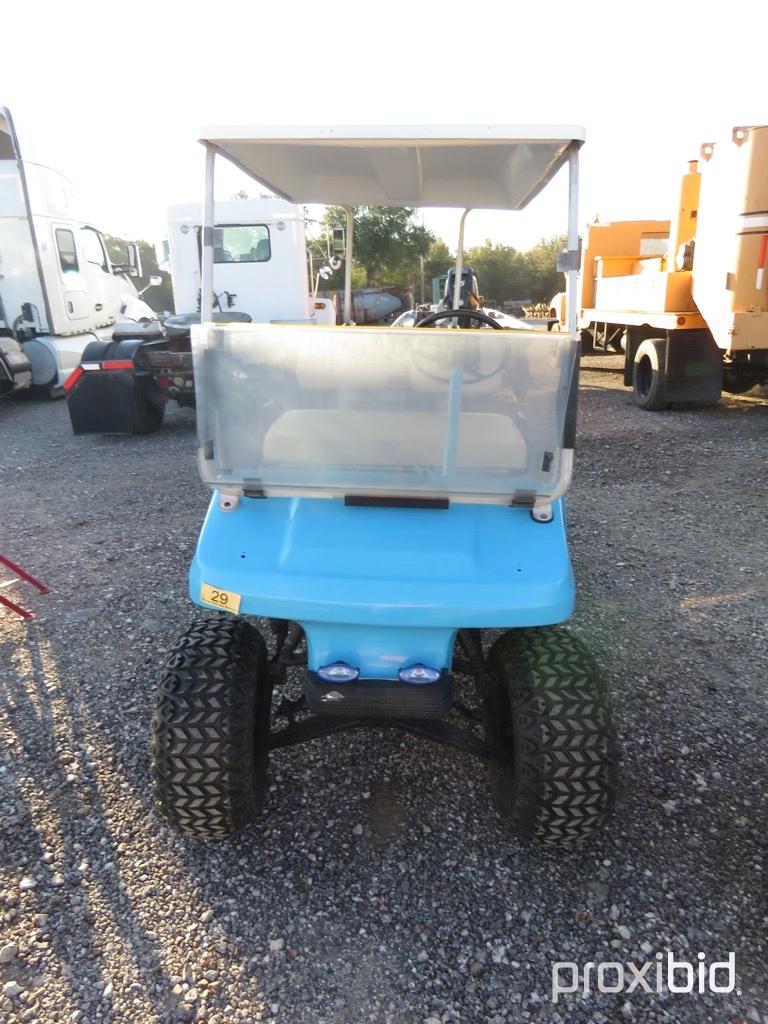 CLUB CAR GOLF CART SERIAL # A9134257192  W/ 2 CHARGERS