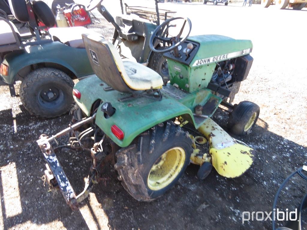 JD 316 RIDING MOWER (PARTS)