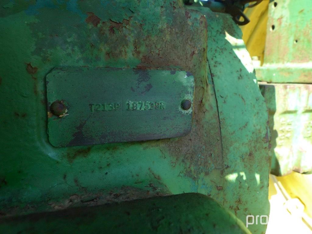 JD 4020 TRACTOR SERIAL # 187539R