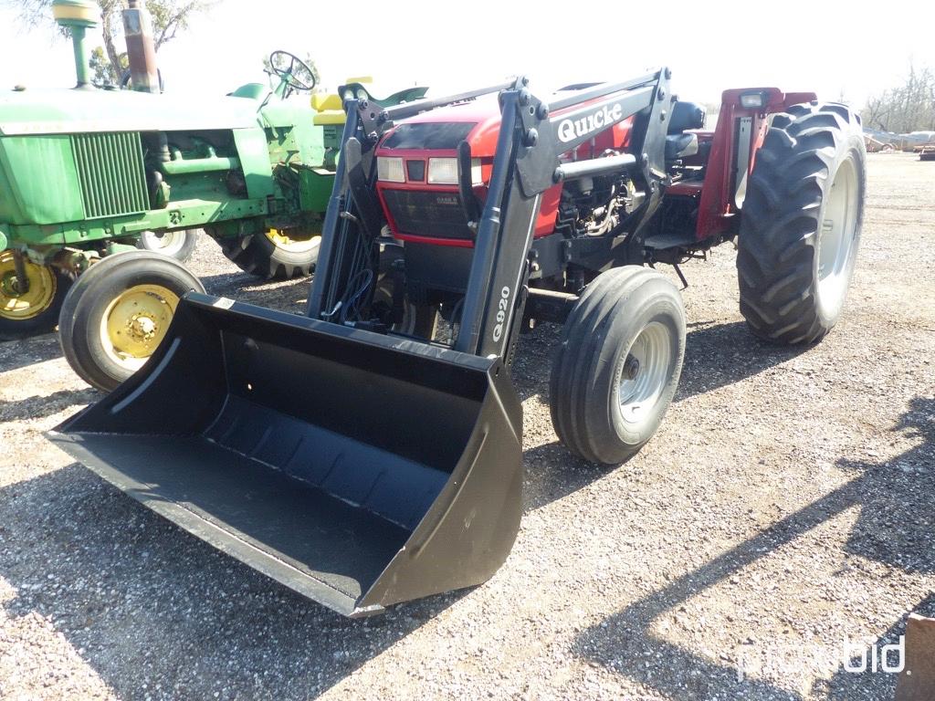 CASE IH C80 TRACTOR W/ QUICKE Q920 LOADER (SERIAL # 1005878)