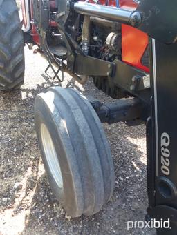 CASE IH C80 TRACTOR W/ QUICKE Q920 LOADER (SERIAL # 1005878)