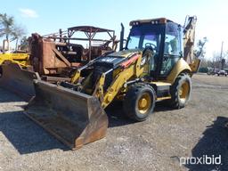 CAT 420F BACKHOE QUICK ATTACH FRONT AND BACK BUCKETS (SHOWING APPX 6,225 HOURS) (SERIAL # CAT0420FCJ