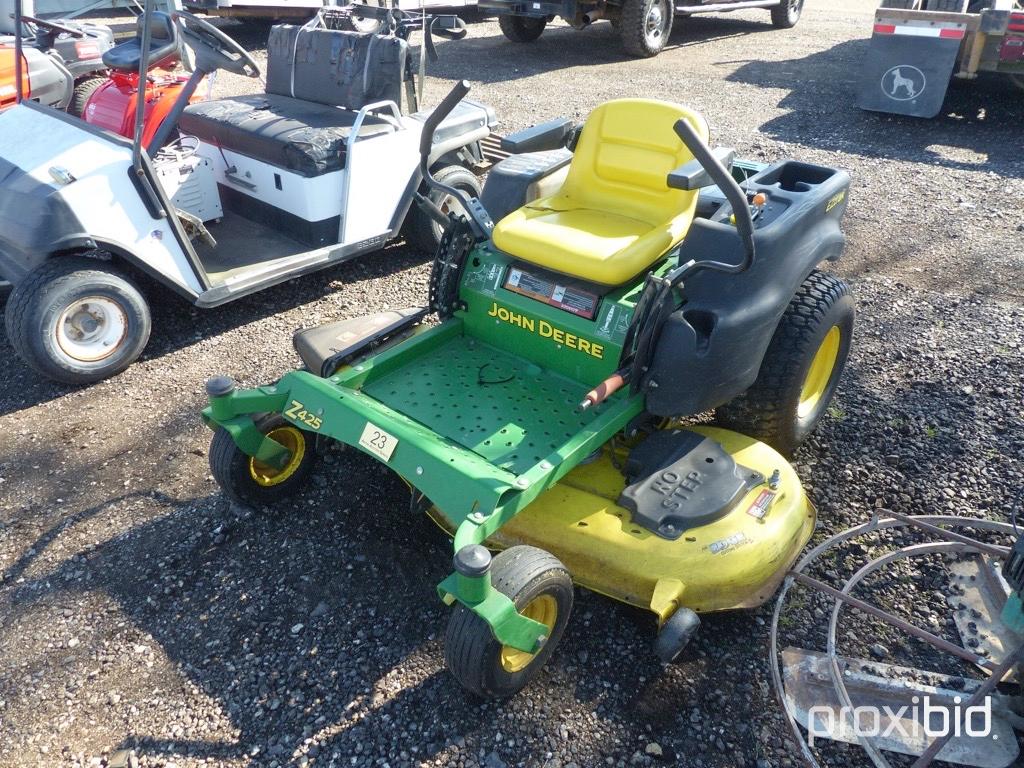 JD 2425 ZERO TURN MOWER (NOT RUNNING) (SERIAL # M02425J042582)