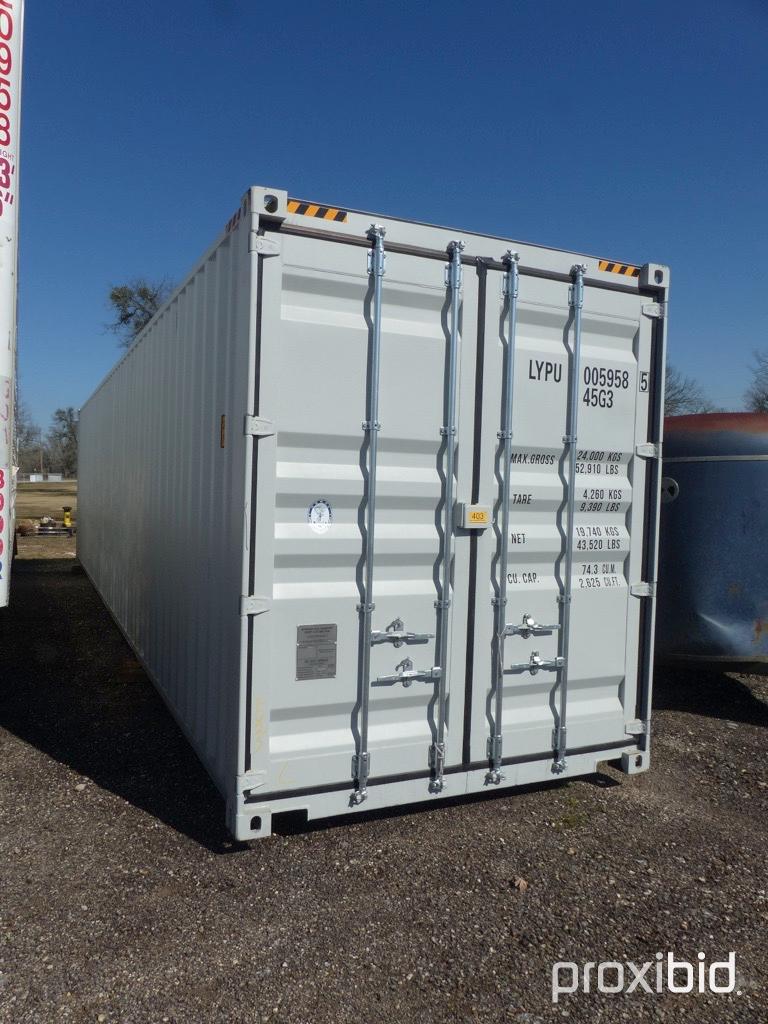 40' CONTAINER W/ 10 DOORS