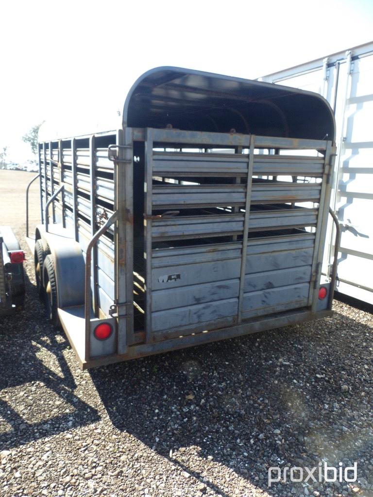 WW 16' X 6' CATTLE TRAILER (VIN # 11WES1624GW137711) (TITLE ON HAND AND WILL BE MAILED CERTIFIED WIT