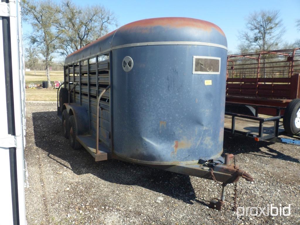 WW 16' X 6' CATTLE TRAILER (VIN # 11WES1624GW137711) (TITLE ON HAND AND WILL BE MAILED CERTIFIED WIT