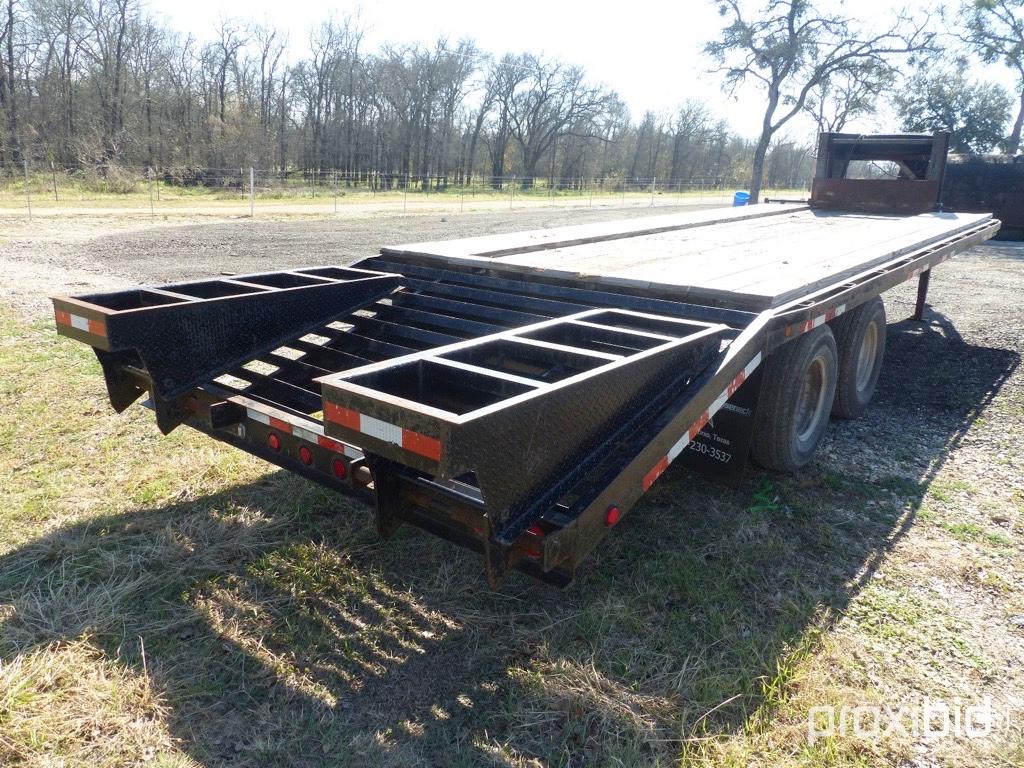 2001 20' X 5' TANDEM DUAL GOOSENECK TRAILER (VIN # 1S9EG25241S683194) (TITLE ON HAND AND WILL BE MAI