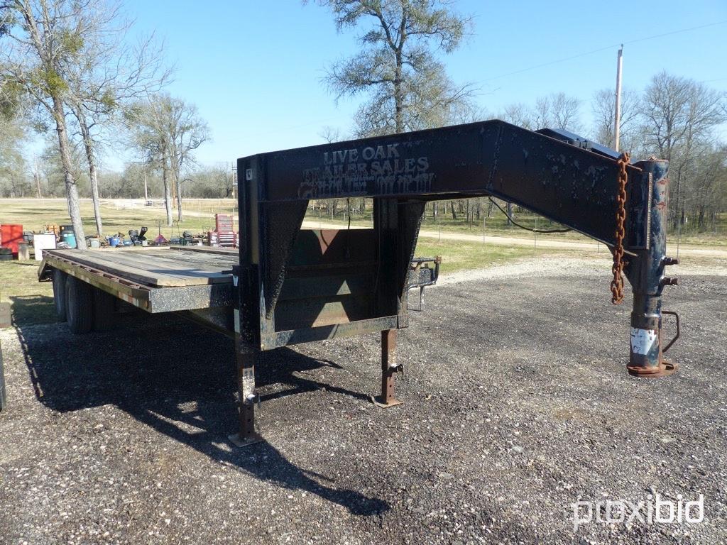 2001 20' X 5' TANDEM DUAL GOOSENECK TRAILER (VIN # 1S9EG25241S683194) (TITLE ON HAND AND WILL BE MAI