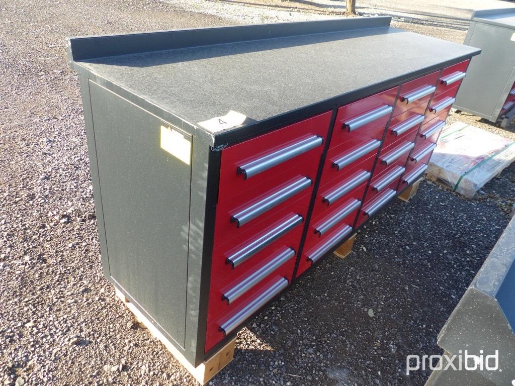 2' X 7' RED TOOLBOX