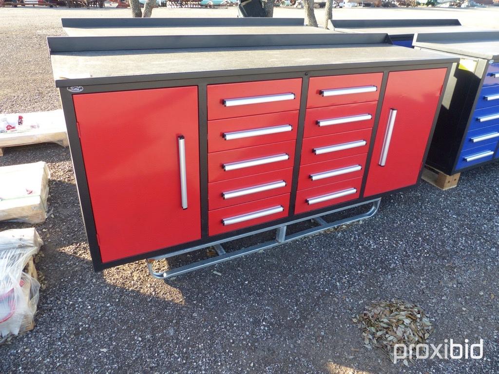 2' X 7' RED TOOLBOX