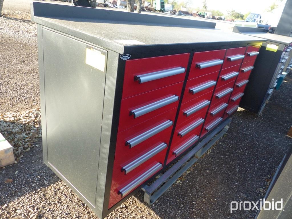 2' X 7' RED TOOLBOX