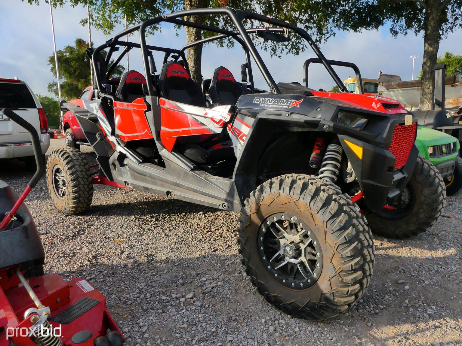 2018 POLARIS RAZOR (VIN # 3NSVFL929JF232088) (SHOWING APPX 307 HOURS, 2,185 MILES) (TITLE ON HAND AN