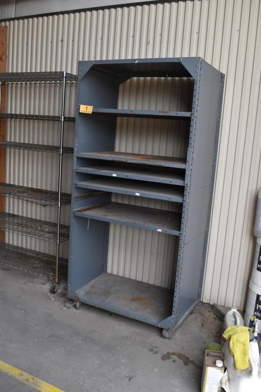 METAL SHELVING (NOTE: ITEMS TO BE PAID FOR AND PICKED UP SATURDAY JUNE 25,