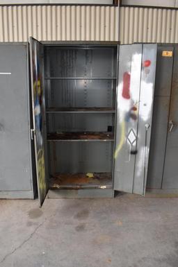 METAL CABINET (NOTE: ITEMS TO BE PAID FOR AND PICKED UP SATURDAY JUNE 25, 2