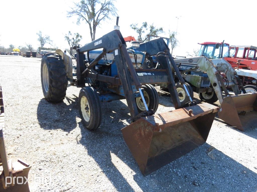 FORD 5000 TRACTOR W/ LOADER (SHOWING APPX 2,152 HOURS,UP TO BUYER TO DO THEIR DUE DILLIGENCE TO CONF