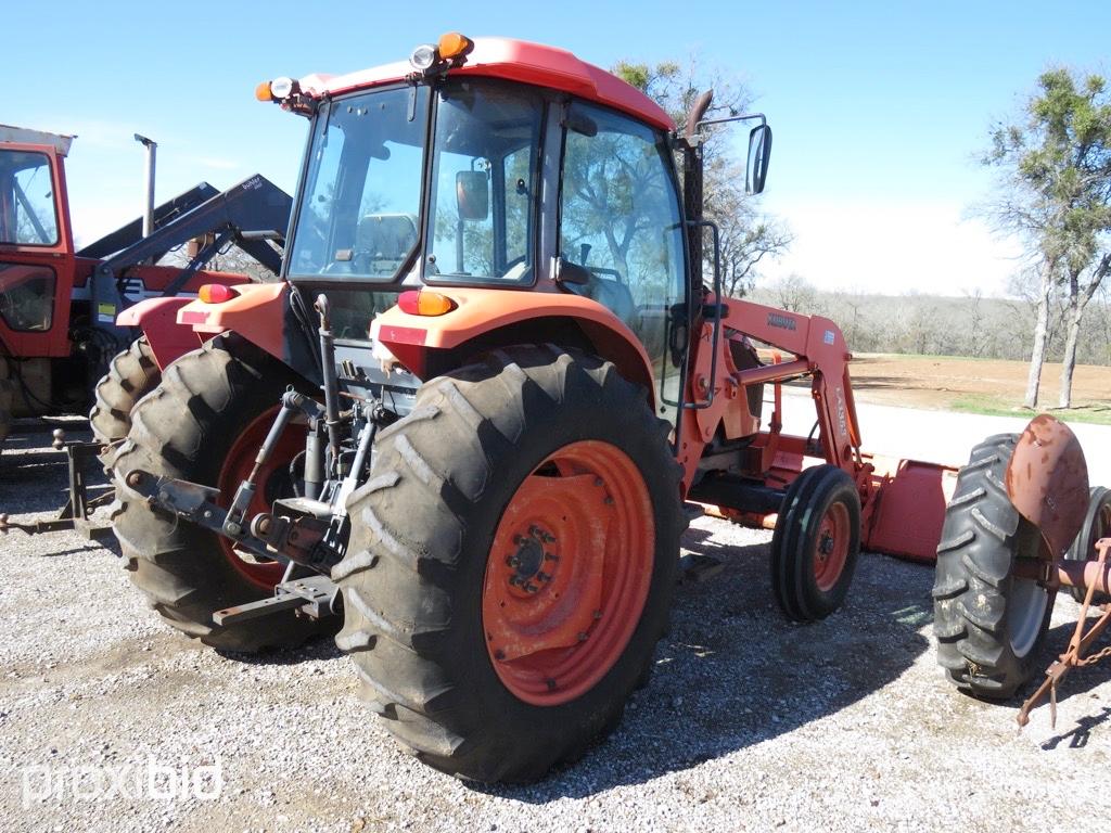 KUBOTA M9540 TRACTOR W/ KUBOTA LA1353 LOADER (SHOWING APPX 1,491 HOURS,UP TO BUYER TO DO THEIR DUE D