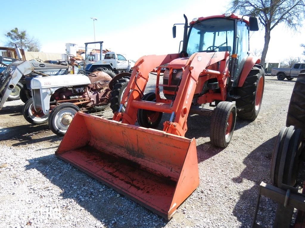 KUBOTA M9540 TRACTOR W/ KUBOTA LA1353 LOADER (SHOWING APPX 1,491 HOURS,UP TO BUYER TO DO THEIR DUE D