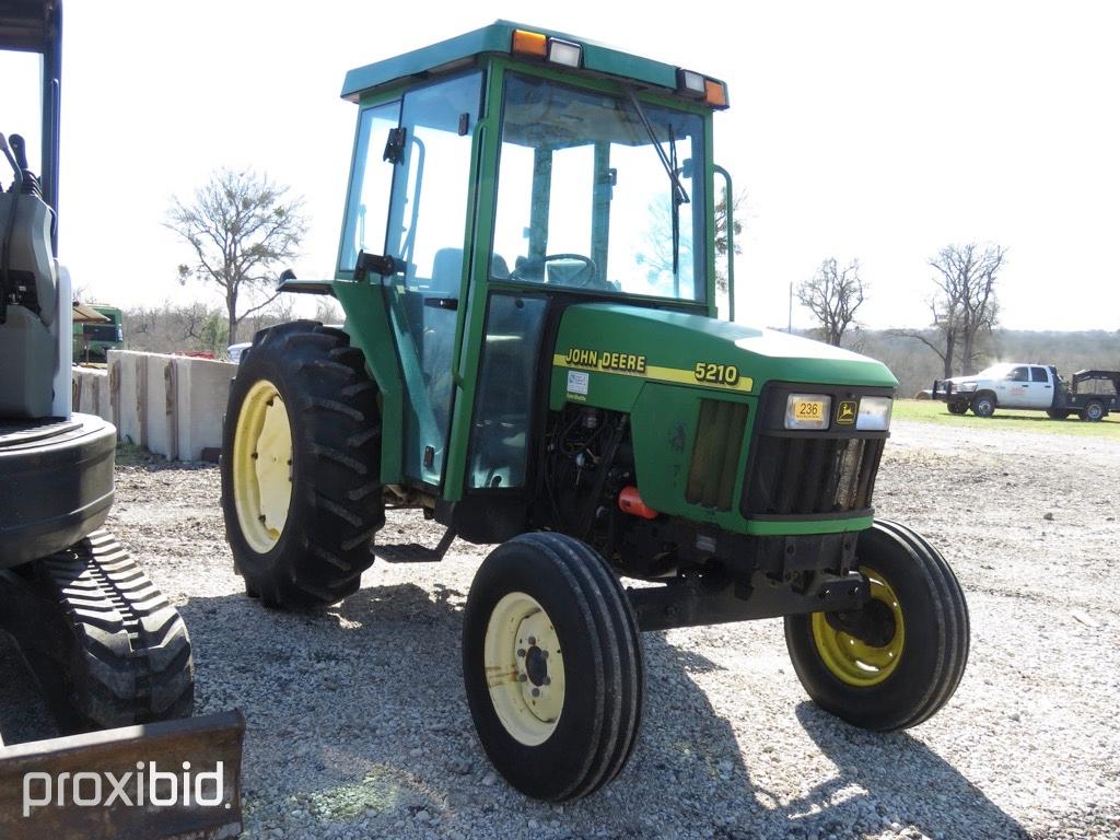 JD 5210 TRACTOR (SHOWING APPX 5,584 HOURS,UP TO BUYER TO DO THEIR DUE DILLIGENCE TO CONFIRM MILEAGE,