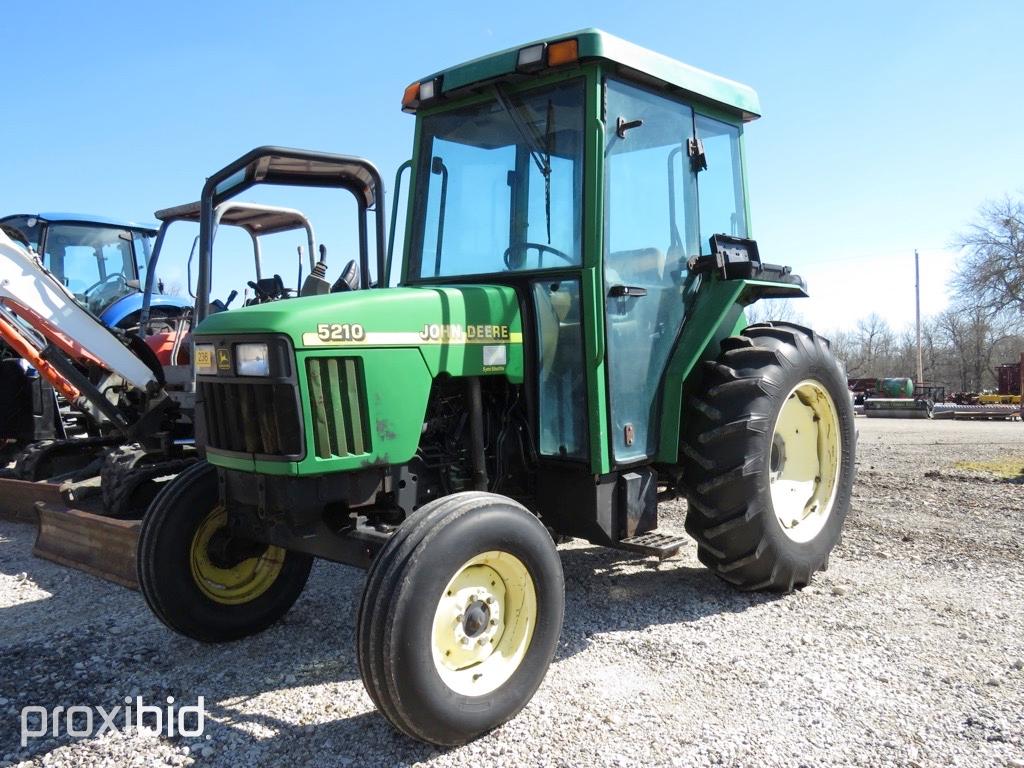 JD 5210 TRACTOR (SHOWING APPX 5,584 HOURS,UP TO BUYER TO DO THEIR DUE DILLIGENCE TO CONFIRM MILEAGE,