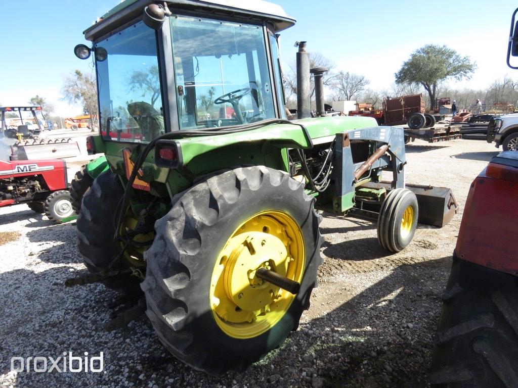 JD 4430 TRACTOR W/ ALLIED 580 LOADER (SHOWING APPX 6,145 HOURS,UP TO BUYER TO DO THEIR DUE DILLIGENC