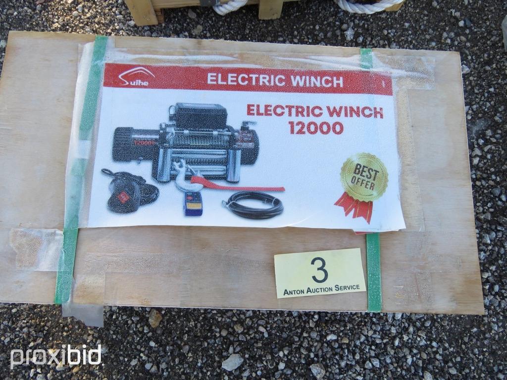 12,000 LB ELECTRIC WINCH