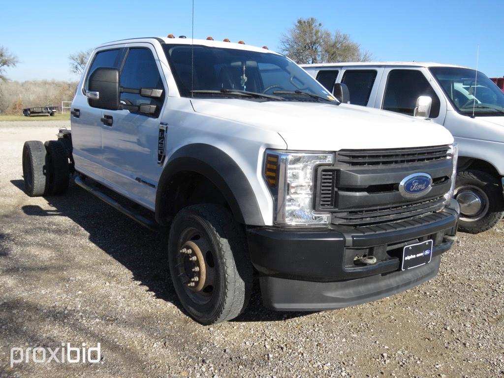2018 FORD F450 POWERSTROKE PICKUP (SHOWING APPX 210,642 MILES,UP TO BUYER TO DO THEIR DUE DILLIGENCE