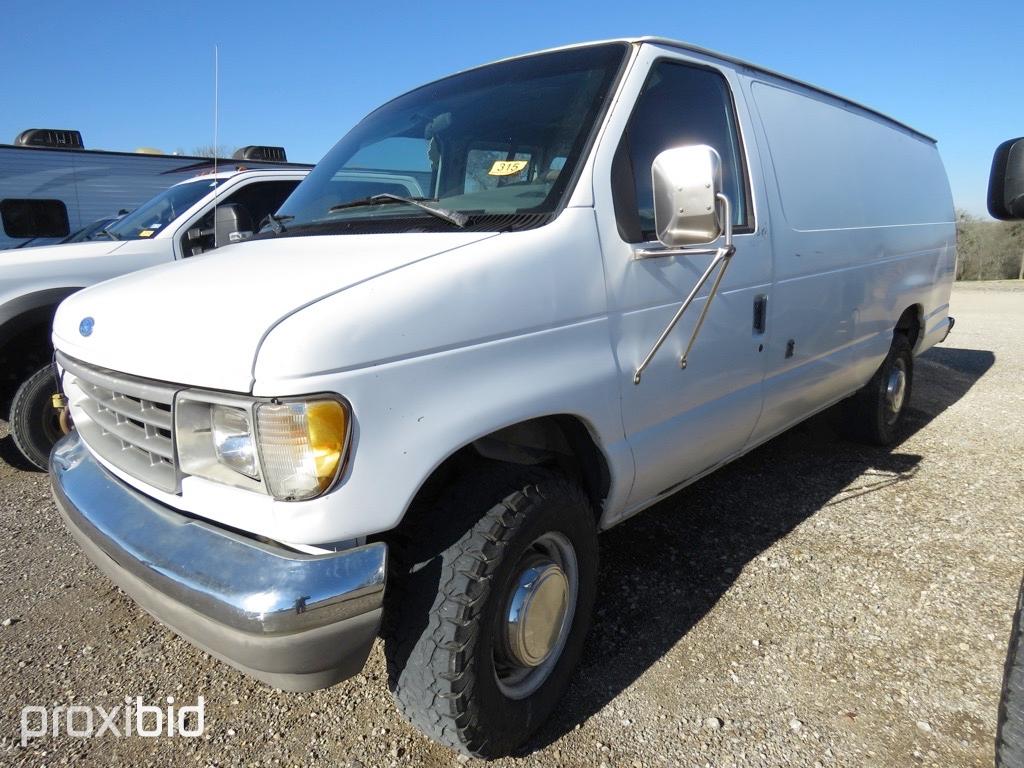 1994 FORD E350 VAN (SHOWING APPX 323,541 MILES,UP TO BUYER TO DO THEIR DUE DILLIGENCE TO CONFIRM MIL