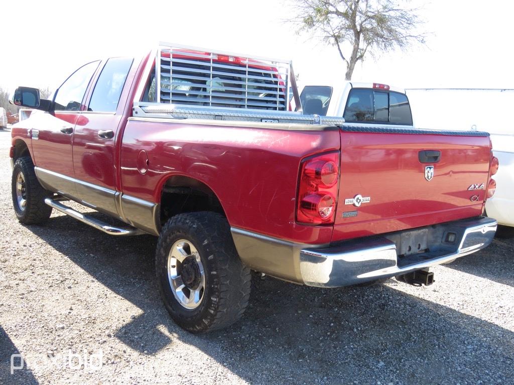 2008 DODGE 2500 DIESEL 4X4 (SHOWING APPX 171,811 MILES,UP TO BUYER TO DO THEIR DUE DILLIGENCE TO CON