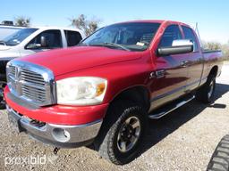 2008 DODGE 2500 DIESEL 4X4 (SHOWING APPX 171,811 MILES,UP TO BUYER TO DO THEIR DUE DILLIGENCE TO CON