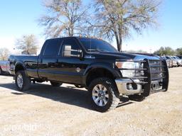 2013 FORD F350 POWERSTROKE PICKUP (SHOWING  369,618 MILES,UP TO BUYER TO DO THEIR DUE DILLIGENCE TO
