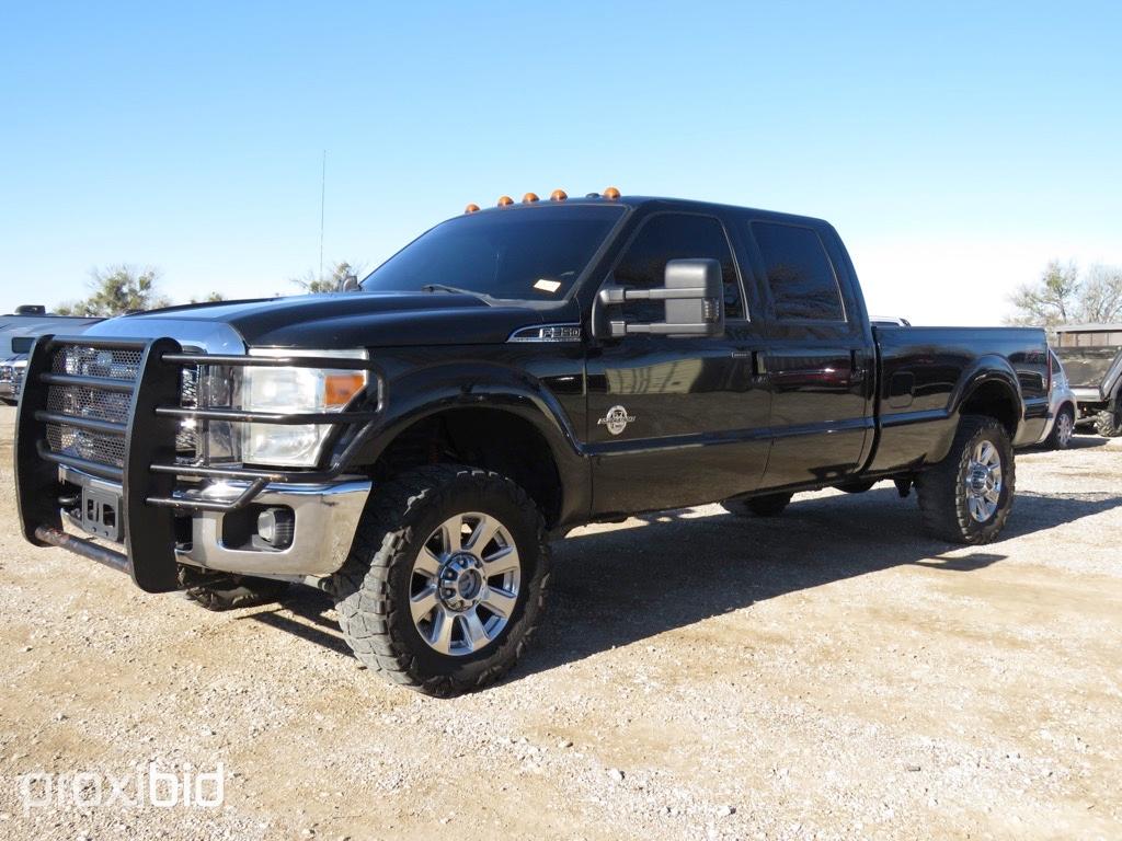 2013 FORD F350 POWERSTROKE PICKUP (SHOWING  369,618 MILES,UP TO BUYER TO DO THEIR DUE DILLIGENCE TO