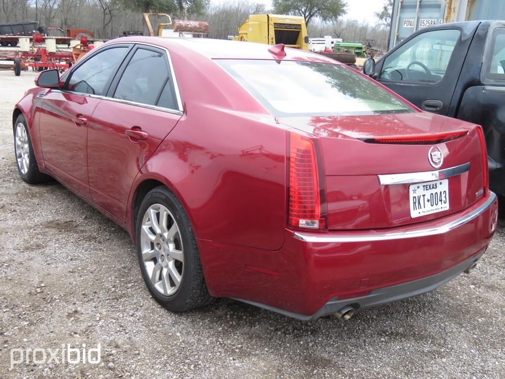 2009 CADILLAC CTS CAR (SALVAGE TITLE-FLOOD DAMAGE) (MILES UNKNOWN, UP TO BUYER TO DO THEIR DUE DILLI