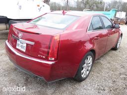 2009 CADILLAC CTS CAR (SALVAGE TITLE-FLOOD DAMAGE) (MILES UNKNOWN, UP TO BUYER TO DO THEIR DUE DILLI