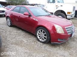 2009 CADILLAC CTS CAR (SALVAGE TITLE-FLOOD DAMAGE) (MILES UNKNOWN, UP TO BUYER TO DO THEIR DUE DILLI