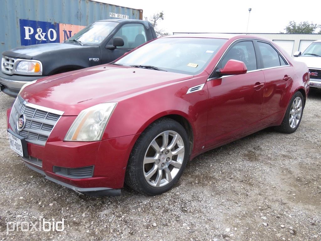 2009 CADILLAC CTS CAR (SALVAGE TITLE-FLOOD DAMAGE) (MILES UNKNOWN, UP TO BUYER TO DO THEIR DUE DILLI