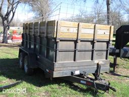 2005 C&M 6' X 12' DUMP TRAILER W/ 25" SIDES (VIN # 1CADT12245T023691) (TITLE ON HAND AND WILL BE MAI