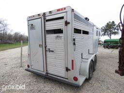 1995 WW GOOSENECK 2 HORSE TRAILER W/ LIVING QUARTERS (VIN # 11WEH1624SW217310) (REGISTRATION RECEIPT