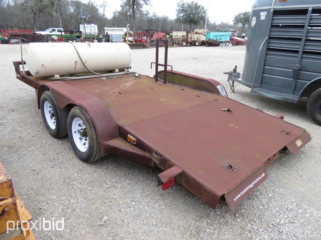 16' TEXAS BRAGG CAR HAULER TRAILER (VIN # 17XFC162481082027) (TITLE ON HAND AND WILL BE MAILED CERTI