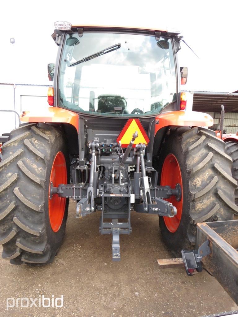 KUBOTA M6-141 DTC-F 4WD TRACTOR W/ KUBOTA LA2255 FRONTEND LOADER (SHOWING APPX 153 HOURS) (SERIAL #